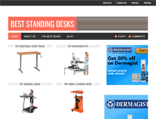 Tablet Screenshot of beststandingdesks.com